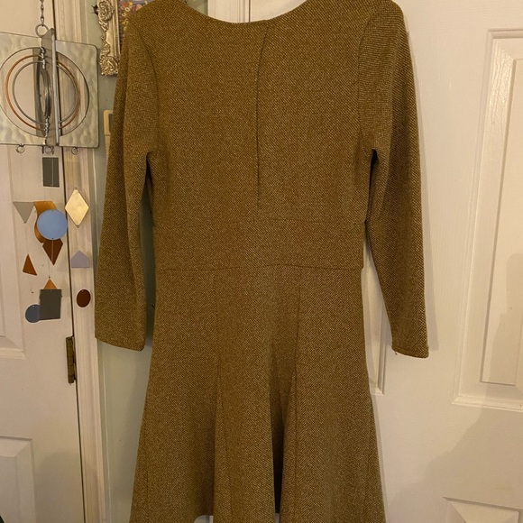 NWT Free People Heart Stopper Mini Knit Dress Brown Size L - Picture 3 of 8